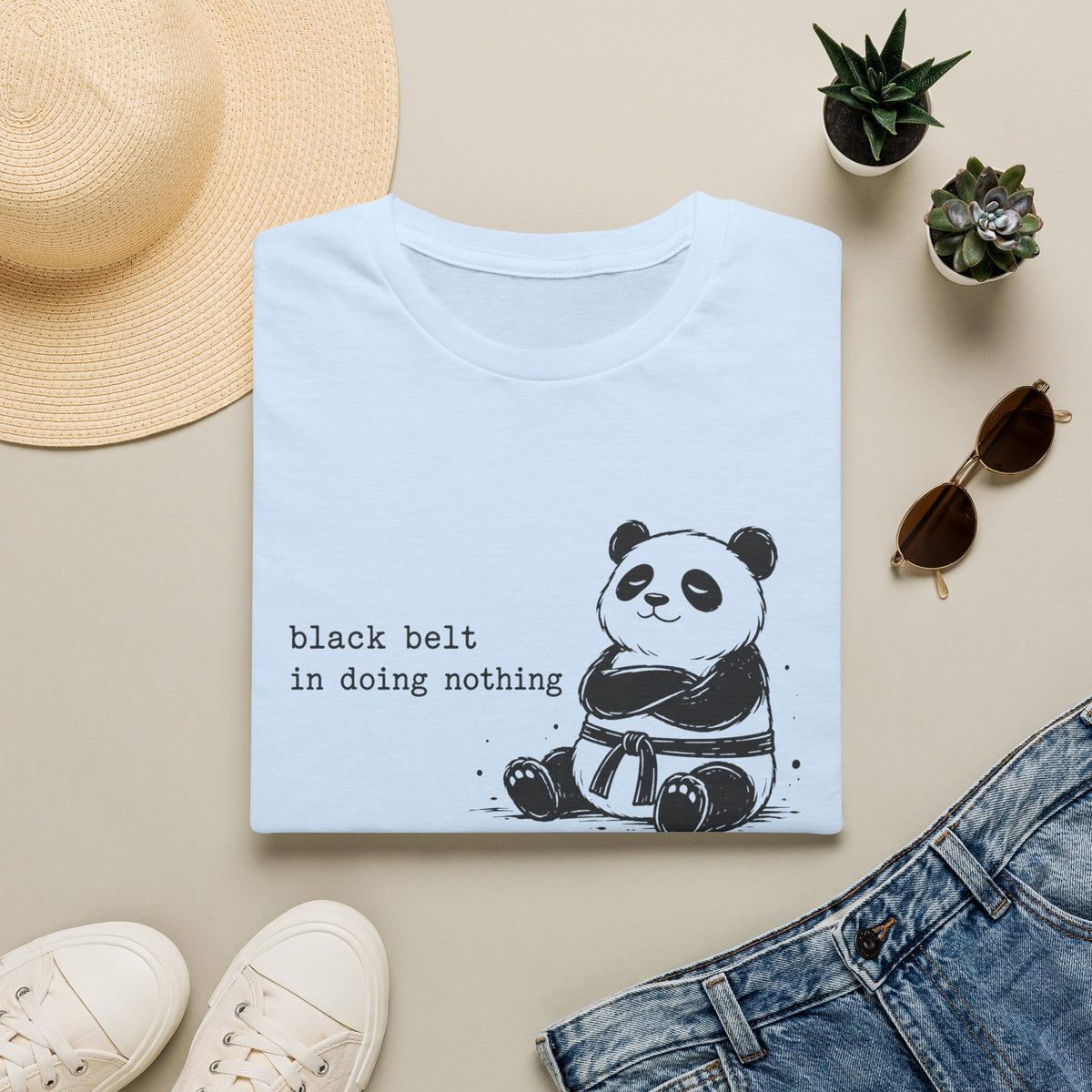 Black Belt in Nothing T-Shirt