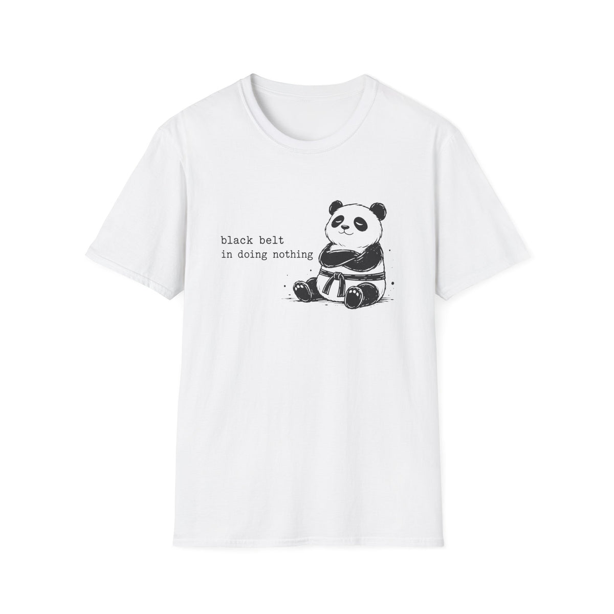 Black Belt in Nothing T-Shirt