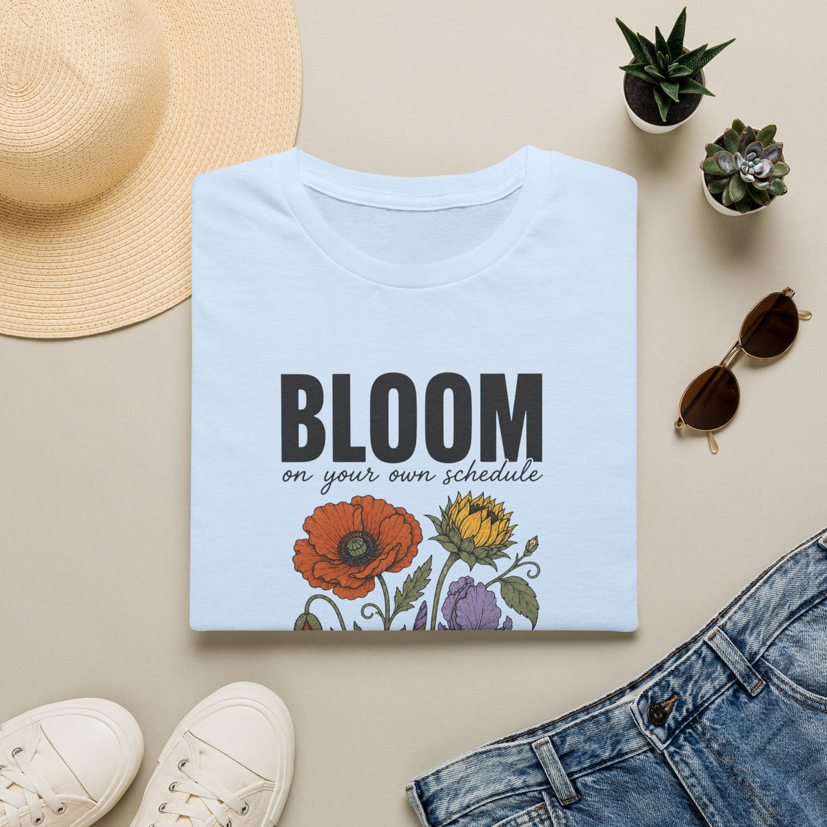 Bloom on Your Schedule T-Shirt